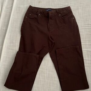 Bandolino Amanda Brown Jeans Size 10